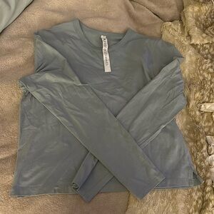 Lululemon long sleeve classic fit cotton blend